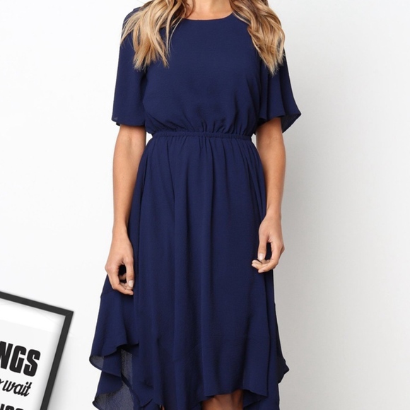 smart waist dress - Picture 2 of 4